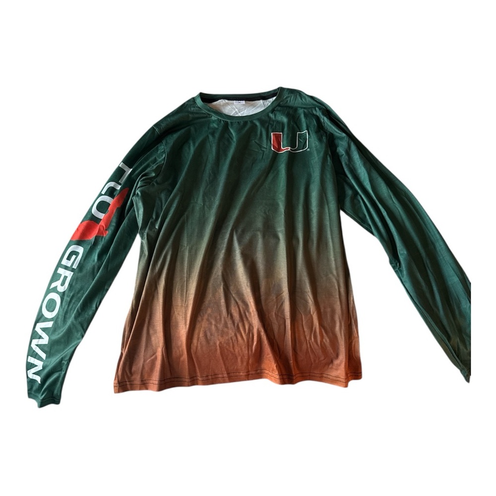 NWOT, Men’s Miami Long Sleeve T-Shirt, M, B22